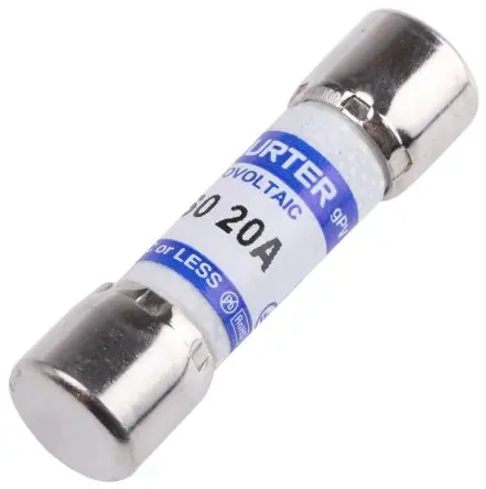 Produktfoto 1 von Schurter ASO 10.3x38 Patronensicherung F / 20A 10 x 38 mm 1kV dc Melamin gPV