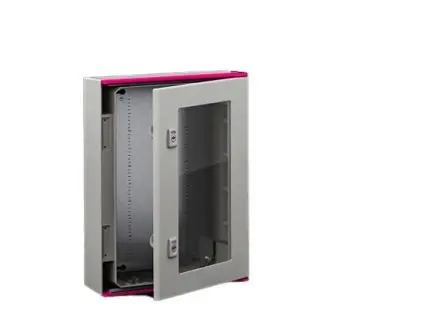 Produktfoto 1 von Rittal 146 GF Polyester Wandanschlusskasten RAL 7035 IP56 Transparente Tür, HxBxT 600 mm, 600 mm x 200 mm