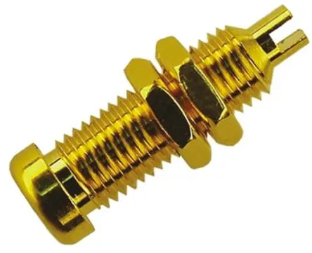 Produktfoto 1 von Hirschmann Test & Measurement 4 mm Buchse Gold Buchse für Laborstecker, Kontakt Gold, 60V dc 16A Lot