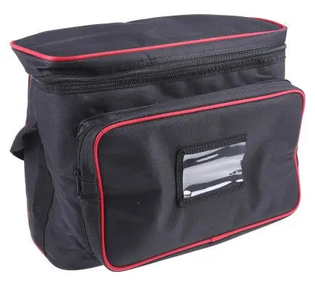 Produktfoto 1 von RS PRO Polyester Werkzeugtasche mit Reißverschluss, 150mm x 300 mm x 250 mm Schultergurt