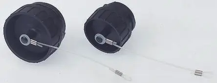 Produktfoto 1 von Amphenol Industrial C16-3 Stecker Staubkappe aus Kunststoff Größe 1 Schwarz