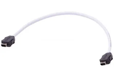 Produktfoto 1 von HARTING IX Industrial Cat6a Kabel assembliert, 5 m, Weiß, A IX Industrie Stecker, B Ix Industriell Stecker Abgeschirmt,