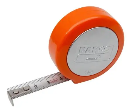 Produktfoto 1 von Bahco Maßband, L. 3 m Metrisch 13 mm, ISO-kalibriert