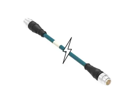 Produktfoto 1 von Molex 130048, 4-polig Sensor-Betätigungselementkabel, M12 Stecker 4 / M12 Stecker, Länge 1 m
