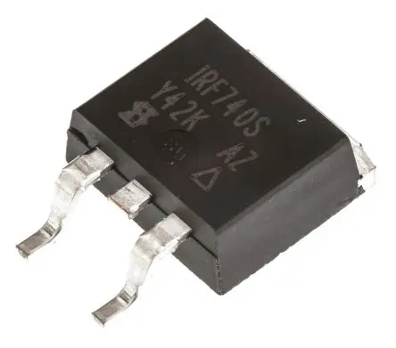 Produktfoto 1 von Vishay IRF740S Typ N-Kanal, Oberfläche Leistungs-MOSFET Erweiterung 400 V / 10 A 125 W, 3-Pin TO-263