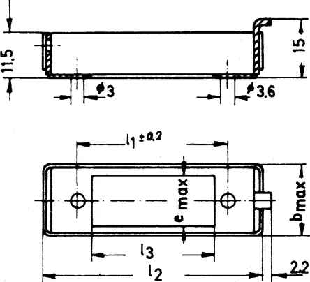 Produktfoto 1 von Telegärtner B0301 Stecker Steckverbindergehäuse, 1-polig / 1-reihig Gerade, Oberfläche