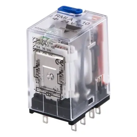 Produktfoto 1 von Carlo Gavazzi RMIA Leistungsrelais 12V dc Spule 2-poliger Umschalter 10A 160 Ω 1.1 W