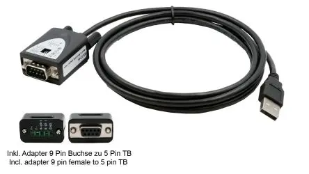 Produktfoto 1 von Exsys Stecker USB-Kabel, USB 2.0, 1.8 m USB 3.2