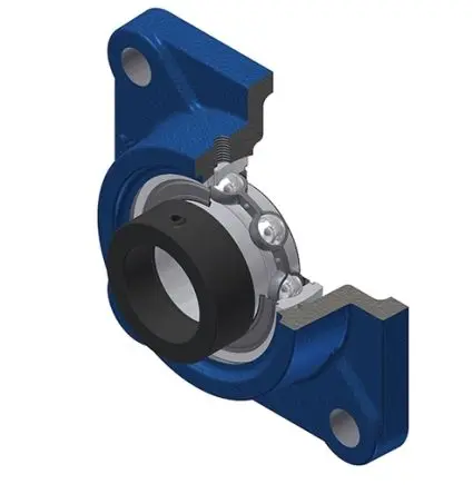 Produktfoto 1 von SNR Radial Lagerbaugruppe aus Gusseisen, Innen-Ø 25 mm, 95mm x 95 mm