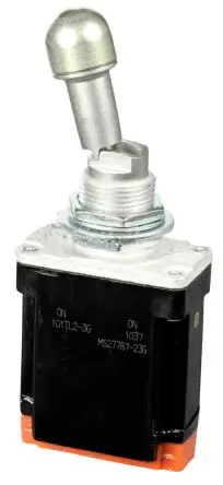Produktfoto 1 von Honeywell Buchse Kippschalter 1-poliger Umschalter, Ein-Ein, 28 V dc, 125 V ac, 20A, Draht