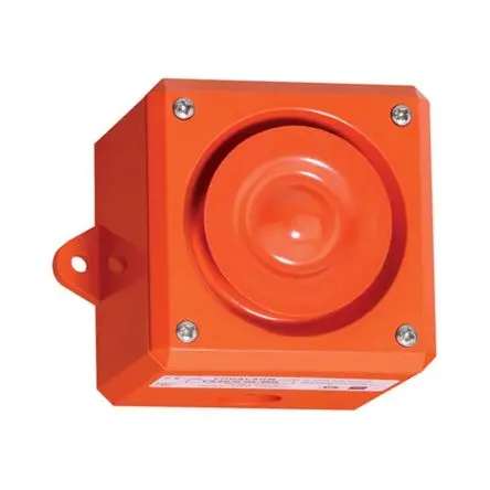 Produktfoto 1 von Clifford & Snell YA30 Elektronischer Signalgeber Wand IP66 24V 32-Ton 100 dB @ 1m, Rot, Ø 89 mm DC