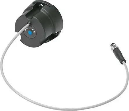 Produktfoto 1 von Festo SRBS-Serie 2393550 M 8 Steckverbinder 10V dc, 30 V dc Pneumatiksensor LED Signalleuchten, IP65, IP68