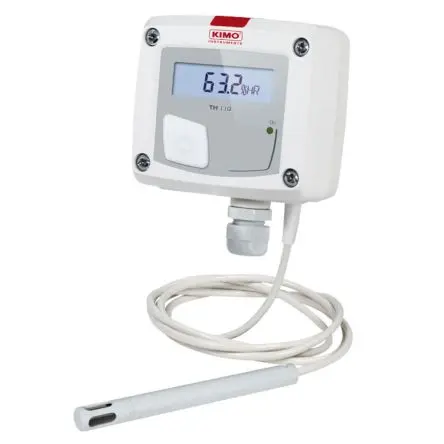 Produktfoto 1 von KIMO TH110 Hygrometer 80 °C, Typ Thermo-Hygrometer ±1.5 %, absolut 100 °C / 95 %RH, ±0.5, ±0.5 %