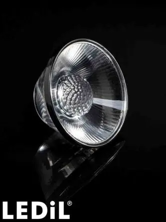 Produktfoto 1 von Ledil SAKURA-70 LED Linse 1-LEDs Rund aus Silikon Punkt, Klar 15 °, Ø 69 mm x 33.3 mm