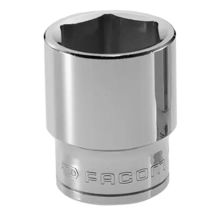 Facom 12.7 mm Standard Buchse SW 25.4 mm Vierkant x 16.5mm