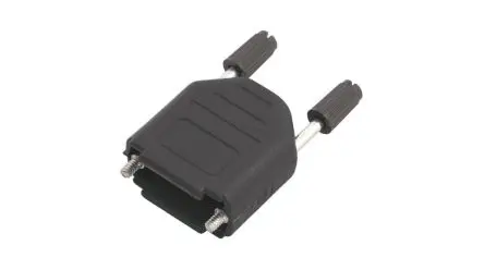 Produktfoto 1 von Encitech Connectors DDPK SLIM D-Sub-Gehäuse, D: D-SUB, Schwarz, Größe DB, aus Polyamid