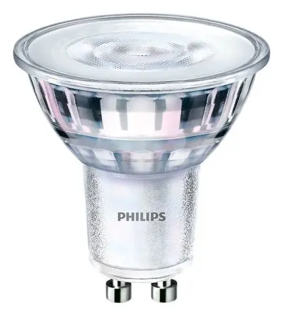 Produktfoto 1 von Philips Lighting CorePro LED-Birne Gu10/Es50 4.9 W 65 W 1055 lm GU10 Sockel 3000k Weiß