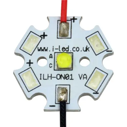 Produktfoto 1 von Intelligent Horticultural Solutions Rundes LED-Array Weiß, 1-LEDs, Ø 20 mm Außen-ø , 8000k 960 mW 2 mm