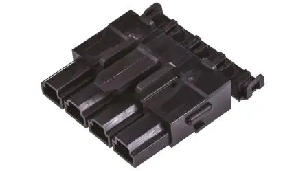 Produktfoto 1 von Molex Mini-Fit Buchse Crimpsteckverbinder-Gehäuse 10 mm, 4-polig / 2-reihig Gerade, Kabel für Mini-Fit Sr.