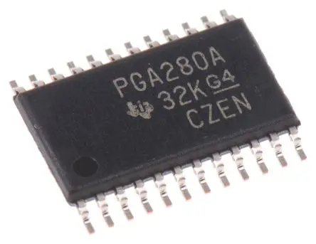 Produktfoto 1 von Texas Instruments Instrumentierungsverstärker TSSOP, Offset 250 μV Oberfläche 6 MHz 24-Pin 10 mA 36V 40 V