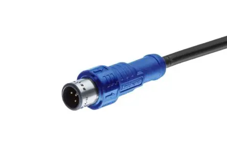Amphenol Industrial UMC-05BMMM, 5-polig Steuerleitung, MICRO-C Stecker 5 / Gerade Stecker, Länge 1 m