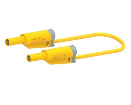 Produktfoto 1 von Electro PJP Bananenstecker 36A Stecker / Stecker, Gelb 150 cm, 1000V