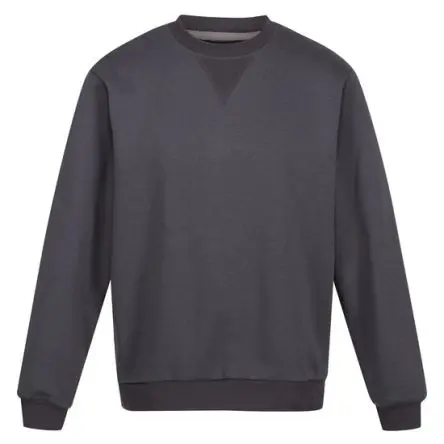 Produktfoto 1 von Regatta Professional TRF686 Herren Sweatshirt, 35 % Baumwolle, 65 % Polyester Grau, Größe L