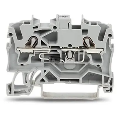 Produktfoto 1 von WAGO TOPJOB S Anschlussklemmenblock DIN-Schiene 1 Grau, 2.5mm² Zugfederklemme
