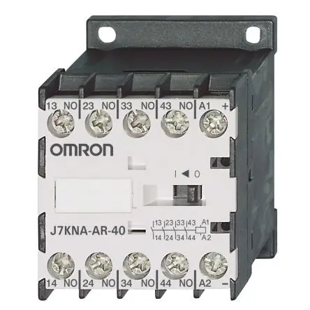Produktfoto 1 von Omron J7KNA-AR Schütz 24V-Spule, 4-polig / 3 A 2.2 kW 4 Schließer 4-Hilfskontakte