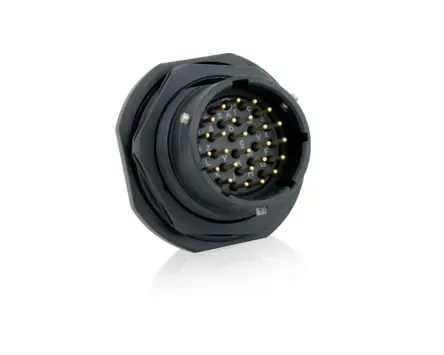 Produktfoto 1 von Souriau Sunbank by Eaton, 851 Aluminium MIL-Spec Rundsteckverbinder Gerade, 19-polig, 1500V, Gehäuse 22.25 mm Stecker
