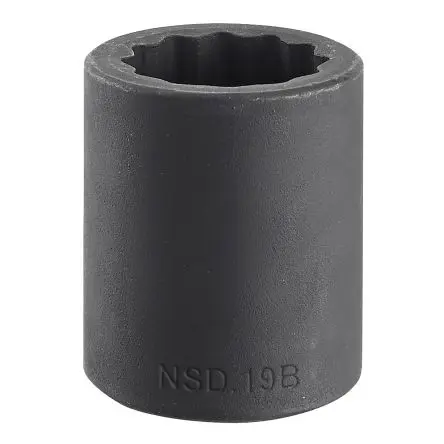 Produktfoto 1 von Facom 1/2 in, 30 mm Standard-Steckschlüssel Schlag-Steckschlüssel lang Chrom-Molybdän-Stahl, 46mm