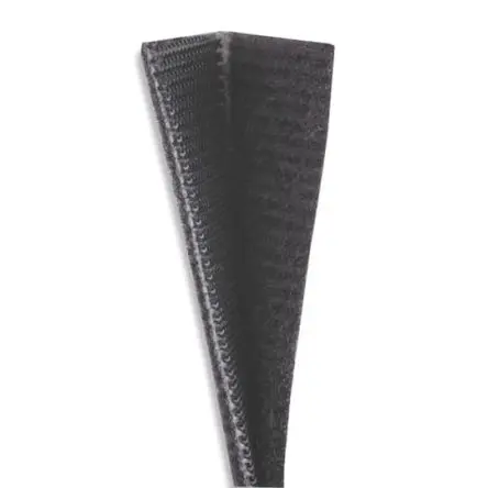 Produktfoto 1 von Thomas & Betts FOS150 Polyethylen, Nylon Kabelbinder Haken & Schleife Schwarz 19.5mm x 152.4 mm