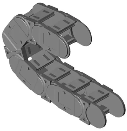 Produktfoto 1 von Igus e-chain Schwarz, 100mm x 54 mm Igumid G, Länge 1 m 100 mm