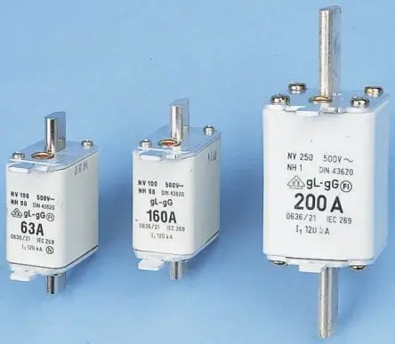 Produktfoto 1 von Mersen NH-Sicherung NH1, 500V ac / 125A, gG DIN, IEC