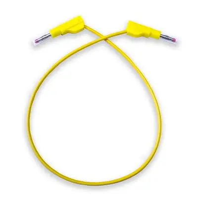 Produktfoto 1 von Mueller Electric Messleitung 20A Stecker, Gelb Silikon-isoliert 24 Zoll, 1kV