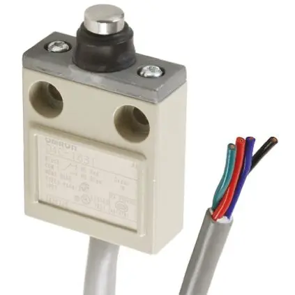 Produktfoto 1 von Omron D4C Endschalter, Rollenhebel 1 Schließer/1 Öffner, IP67, Metall 250V 5A