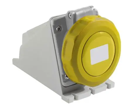 Produktfoto 1 von RS PRO RS PRO Leistungssteckverbinder Gelb, 130V 2P+T / 32A, Wand IP67