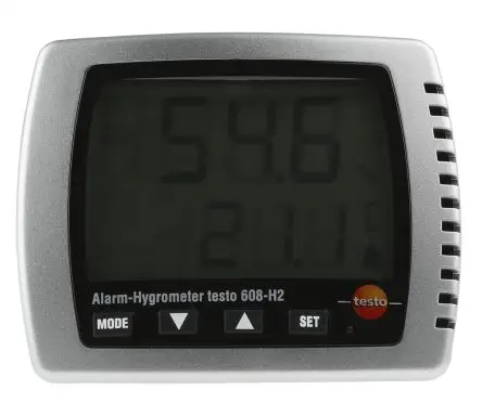 Produktfoto 1 von Testo 608-H2 Hygrometer 70 °C, Typ Digitalhygrometer ±2 %RH, absolut 50 °C / 98 %RH, ±0.5 + 1 Digit °C