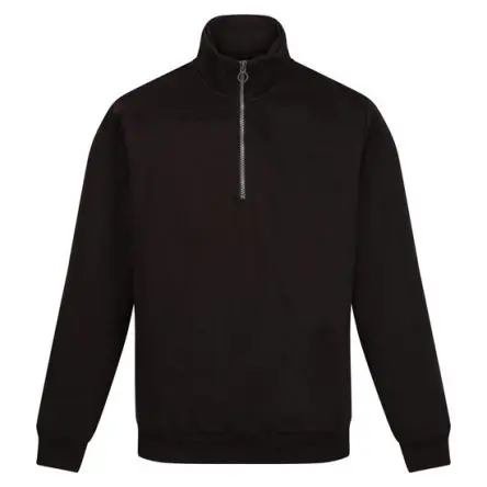 Produktfoto 1 von Regatta Professional TRF685 Herren Sweatshirt, 65 % Polyester, 35 % Baumwolle Schwarz, Größe 2XL