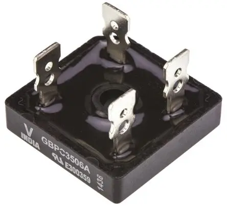 Produktfoto 1 von Vishay Brückengleichrichter 600 V 500 A Schraubanschlussklemme 1.1 V GBPC Einfach 4-Pin 5 μA