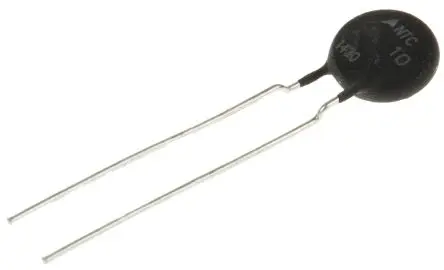 Produktfoto 1 von TDK B57235S0M0 Thermistor 10 Ω, NTC, 60 s 39 mm 9.5 mm, Einschaltstrombegrenzung 6 mm, Toleranz 20 %, 1800 mW