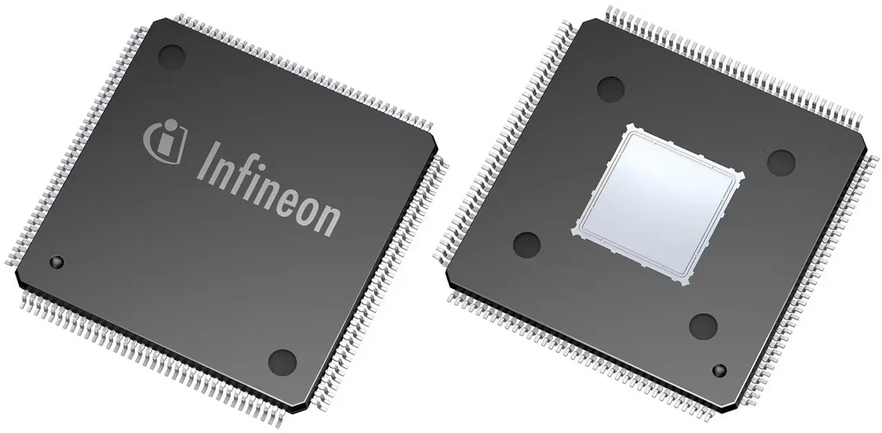 Produktfoto 1 von Infineon Mikrocontroller XMC4000 ARM Cortex M4 32 bit Flash Oberfläche 2048kB LQFP 144-Pin 144 MHz 352 kB RAM