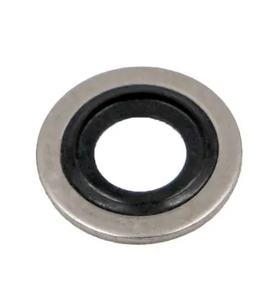 Produktfoto 1 von Hutchinson Le Joint Français Metall-Elastomer-Dichtung Gummi BS-Ring, Innen-Ø 6.86 mm / Außen-Ø 13.21 mm Außen-ø ,