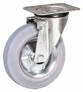 Produktfoto 1 von LAG Drehbar Rolle, Rad ø 80 mm, 60 kg, Ges H. 106 mm, Rad B. 25 mm