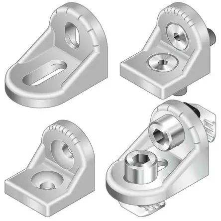 Produktfoto 1 von Bosch Rexroth T-Slot Stone Verbindungskomponente, Gehrungshalterung, Steckverbinderhalterung und Gelenk für 8 to 10 mm²,