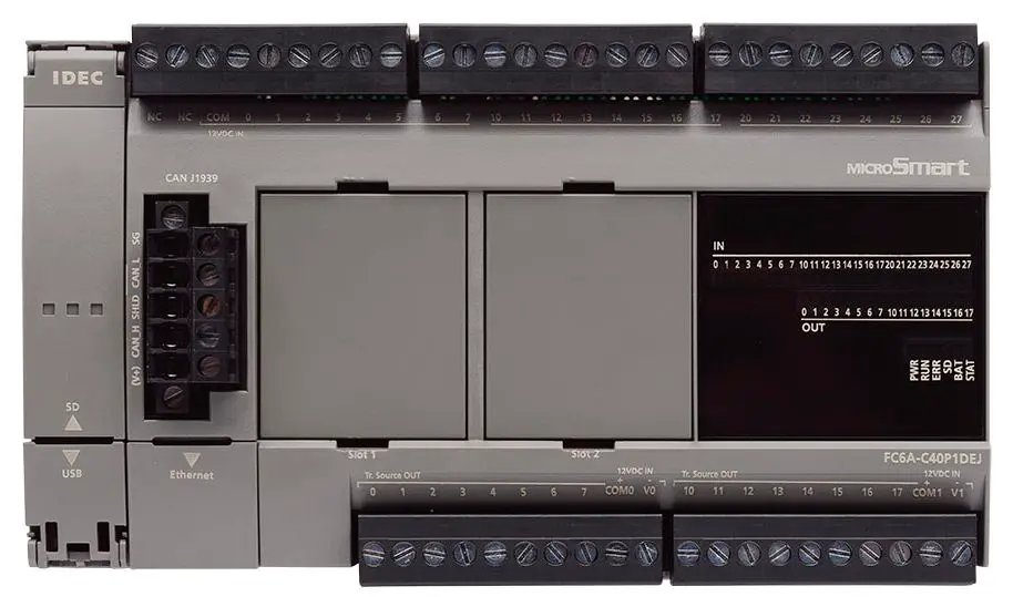 Idec FC6A-C40R1CE SPS CPU, 24 Eing. Relais Ausg.Typ Analog Eing.Typ für FC6A 24 VDC