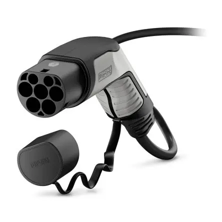 Produktfoto 1 von Phoenix Contact EV-Ladekabel 26.6 kW, 3-phasig, 32A Nennstrom, 3 m, Nicht abgeschlossen, 480V Bewehrt, IP44, IP54