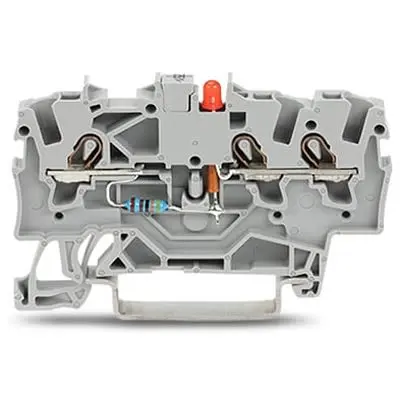 Produktfoto 1 von WAGO TOPJOB S Anschlussklemmenblock DIN-Schiene 1 Grau, 1.5mm² Zugfederklemme