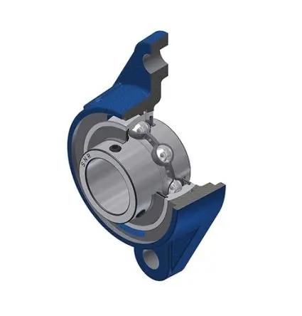Produktfoto 1 von SNR Lagereinheit aus Stahl, Innen-Ø 30 mm, 143mm x 50 mm
