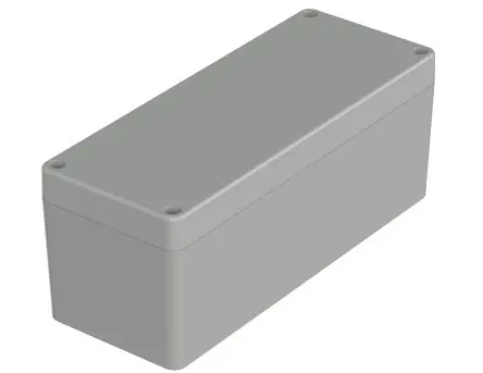 Produktfoto 1 von Bopla Euromas X; Gehäuse; Polycarbonat; Hellgrau; IK07 IP66, IP68 Breite 75.1 mm Höhe 75.3 mm Länge 191.8 mm